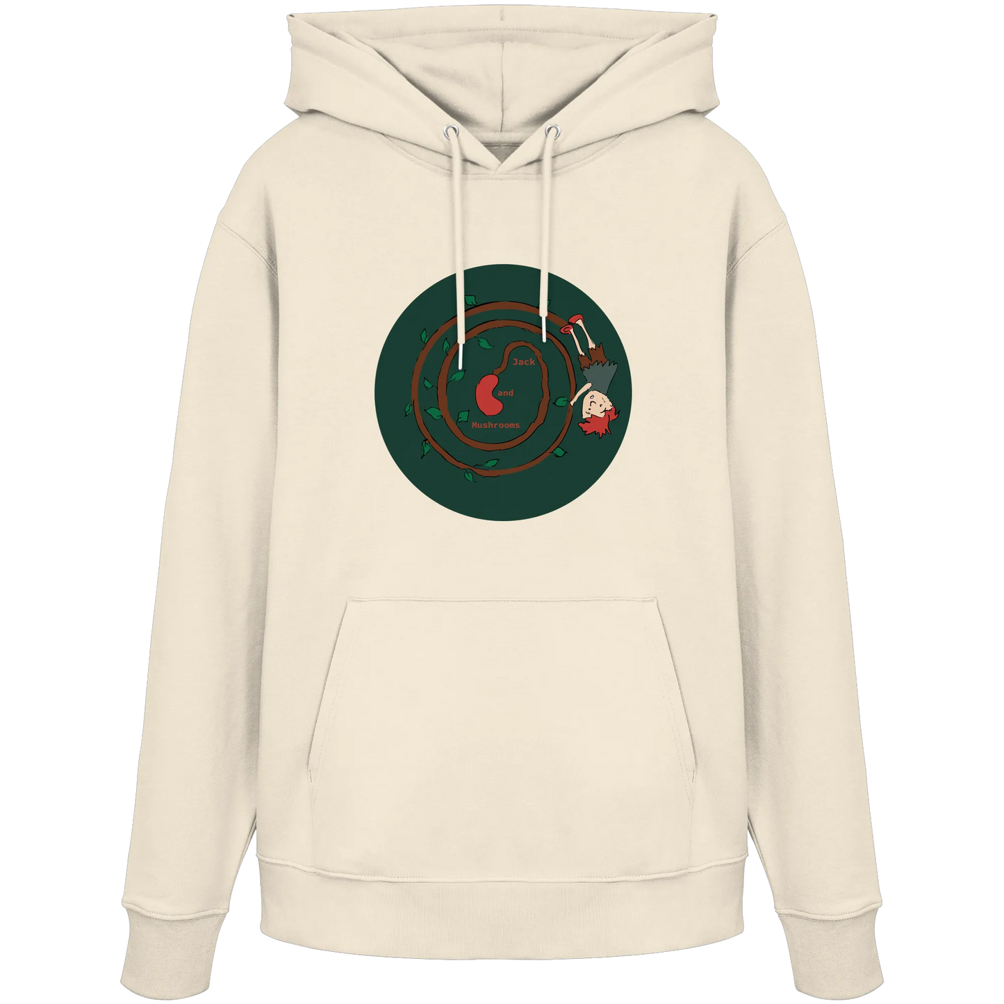 Jack and mushrooms! - Organic Hoodie