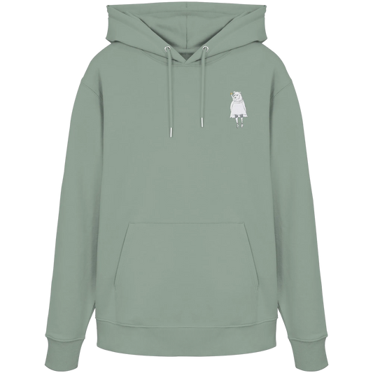 Rhino Embroidery - Organic Hoodie (Stick)