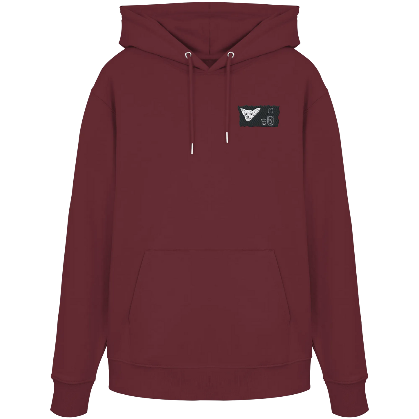 Aragh Sagi Embroidery - Organic Hoodie (Stick)