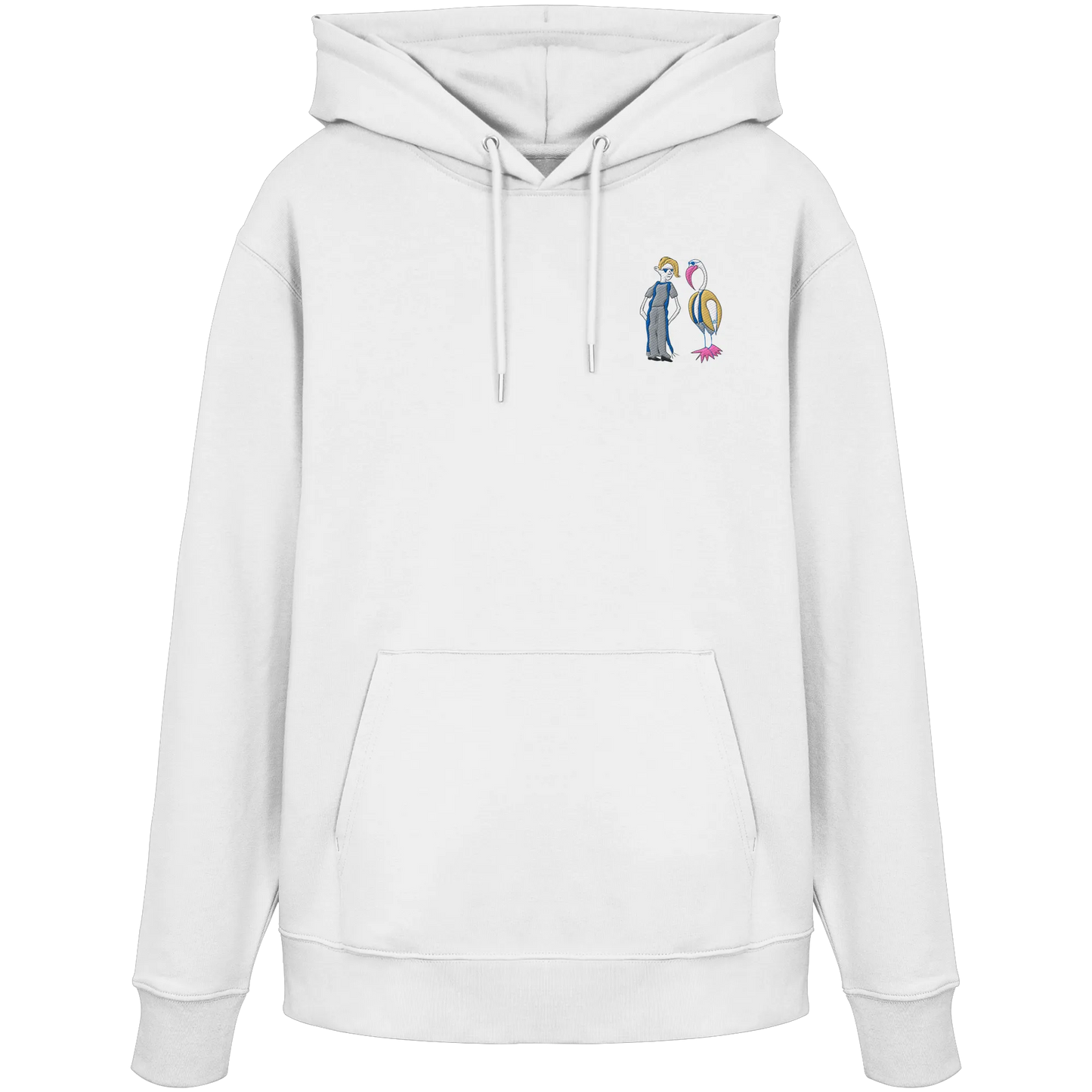 The Boy and the Heron Embroidered - Organic Hoodie