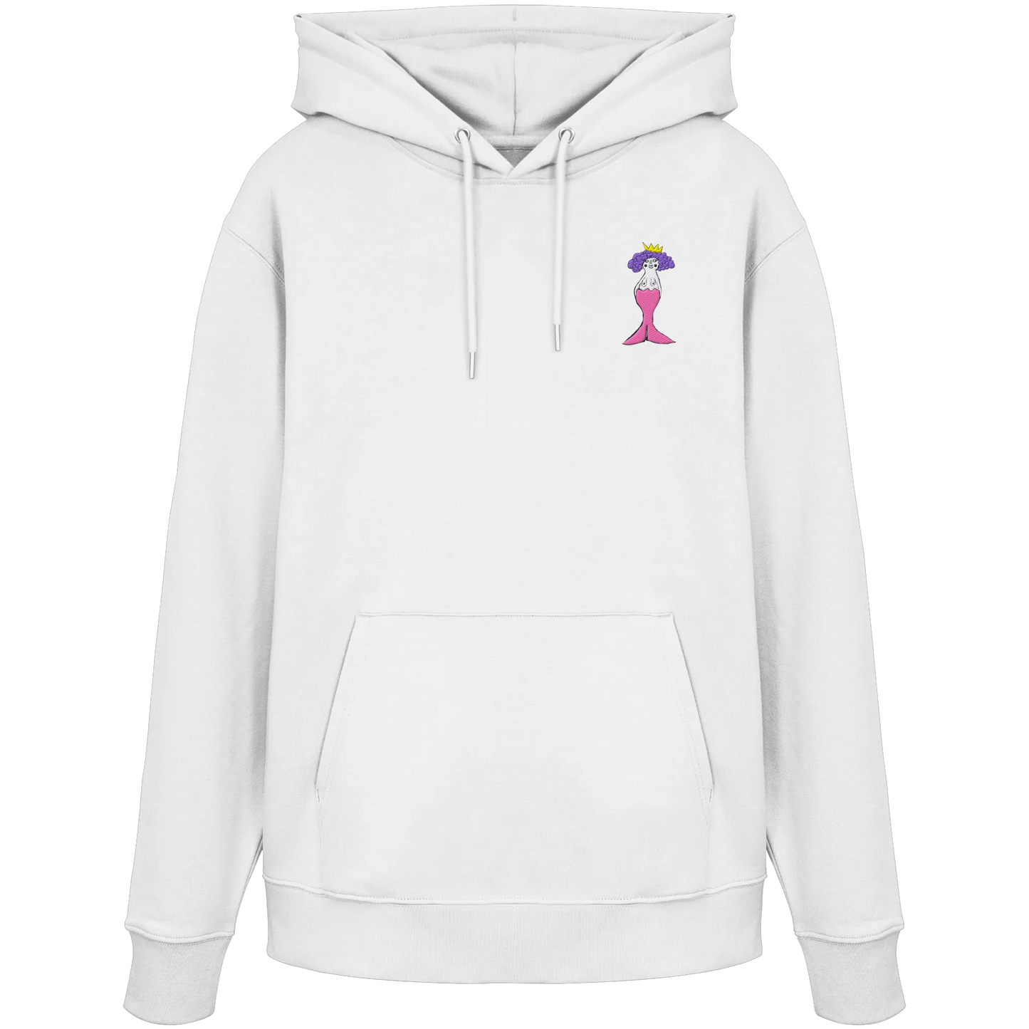 Mermaid Embroidered - Organic Hoodie