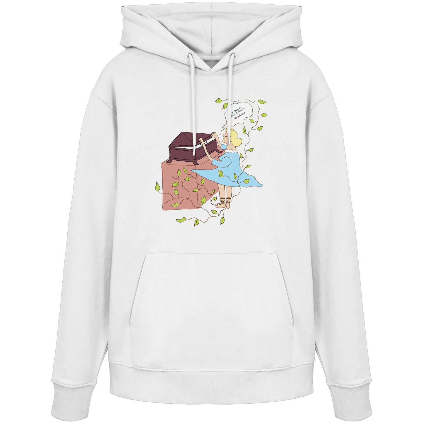 it's time to shut it down pandora! - Organic Hoodie
