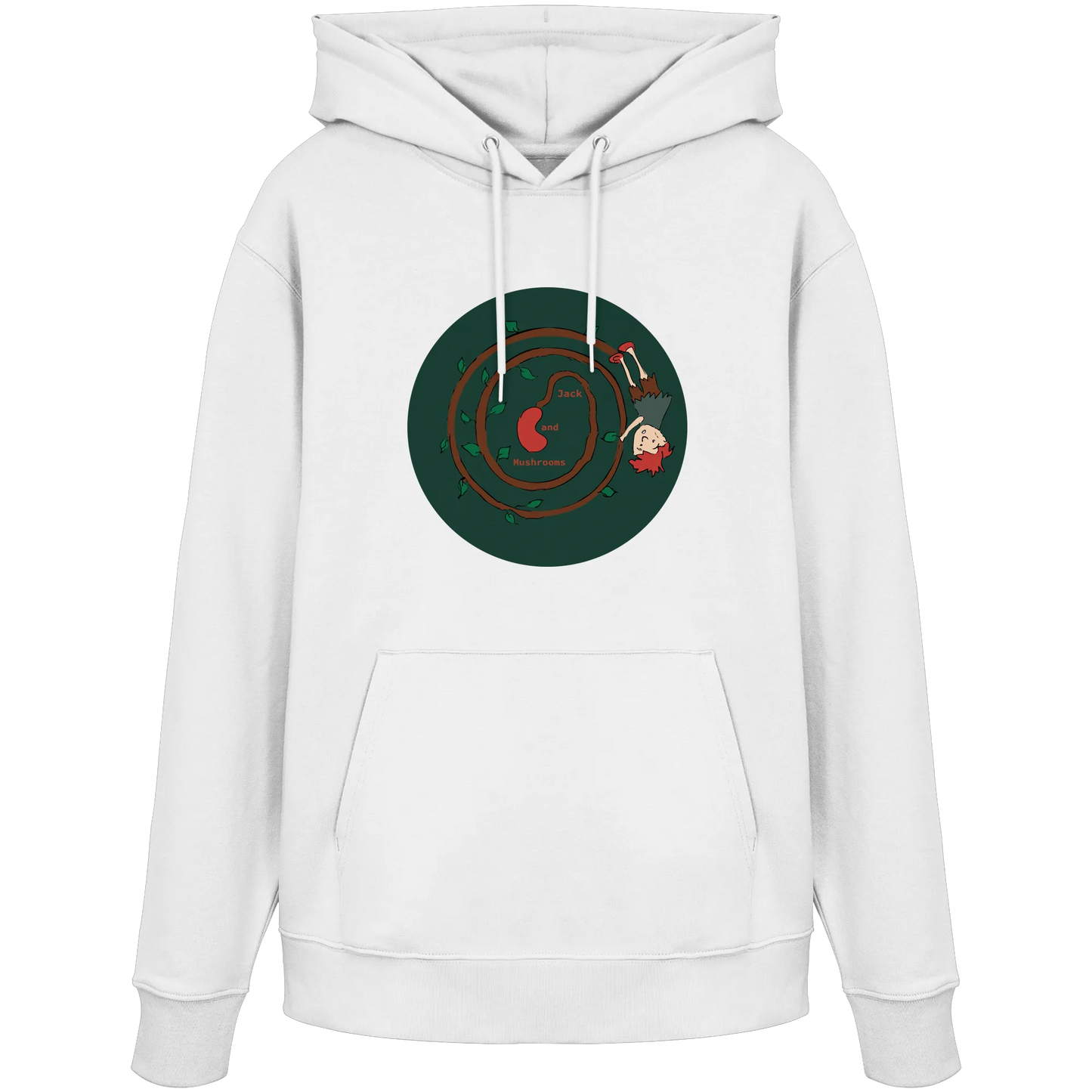 Jack and mushrooms! - Organic Hoodie
