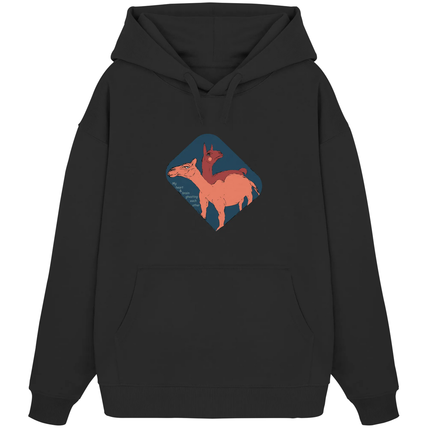 Heart & Brain - Organic Oversize Hoodie