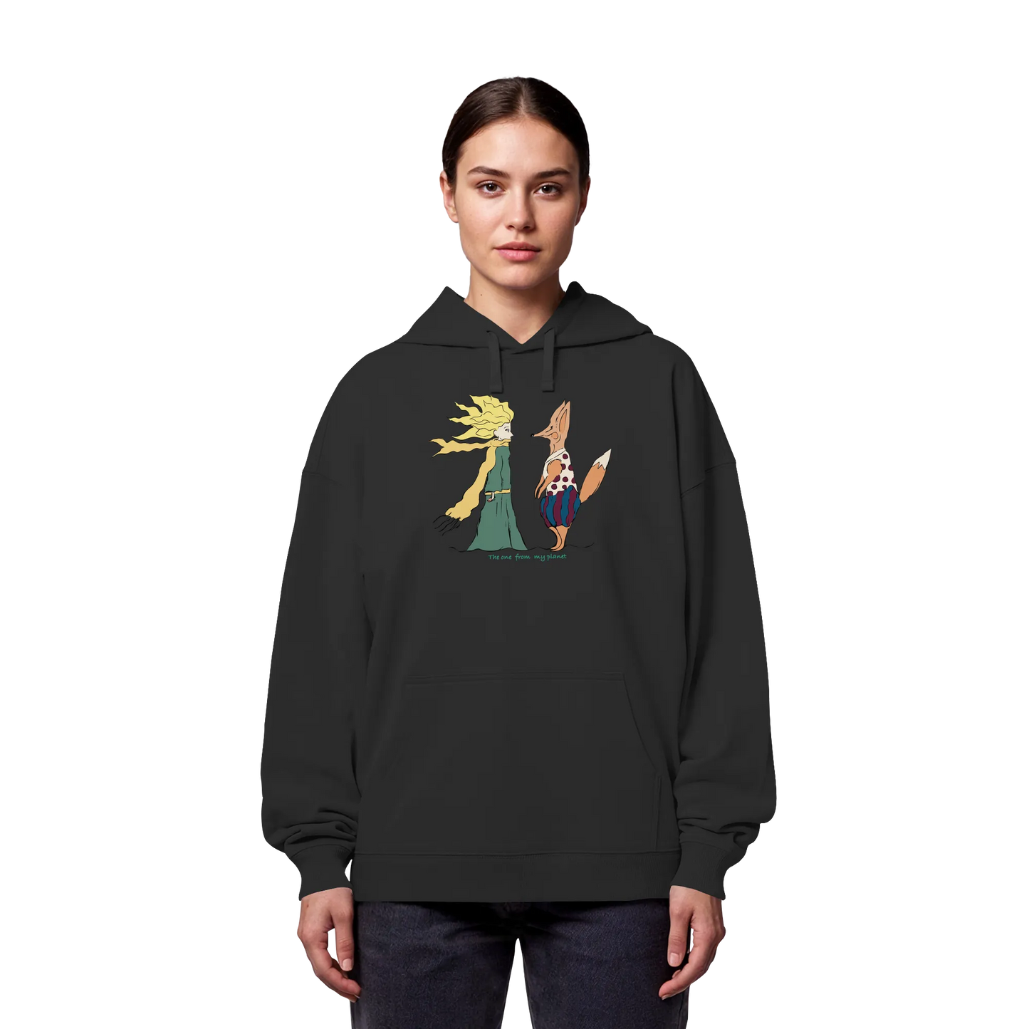 The one from my planet - Organic Oversize Hoodie