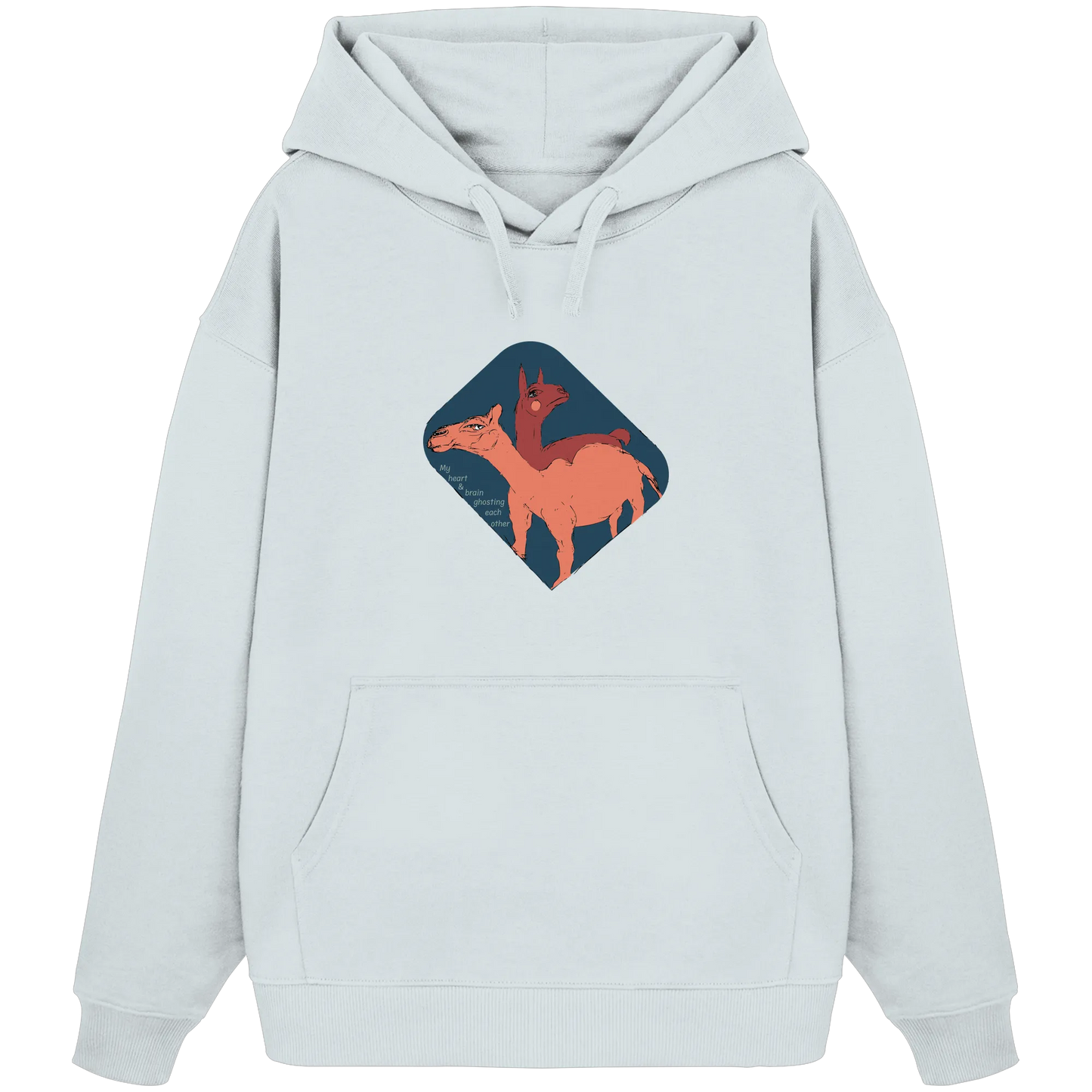 Heart & Brain - Organic Oversize Hoodie