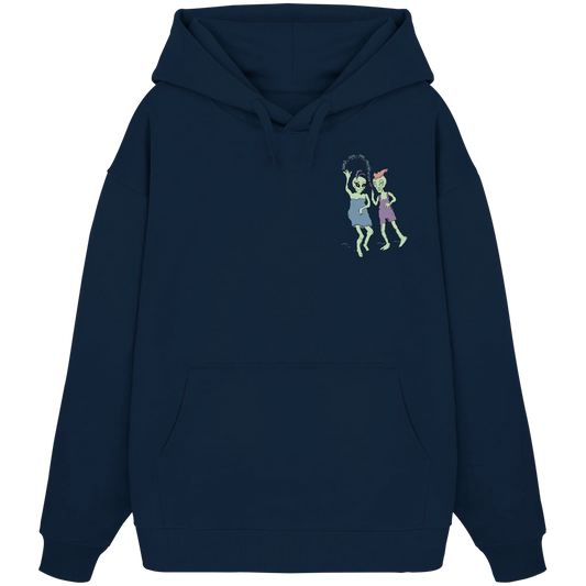 Dancing Aliens! - Organic Oversize Hoodie