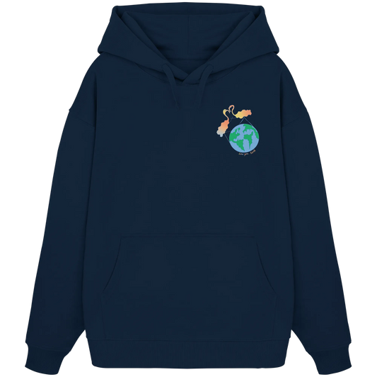 Love you Earth! - Organic Oversize Hoodie