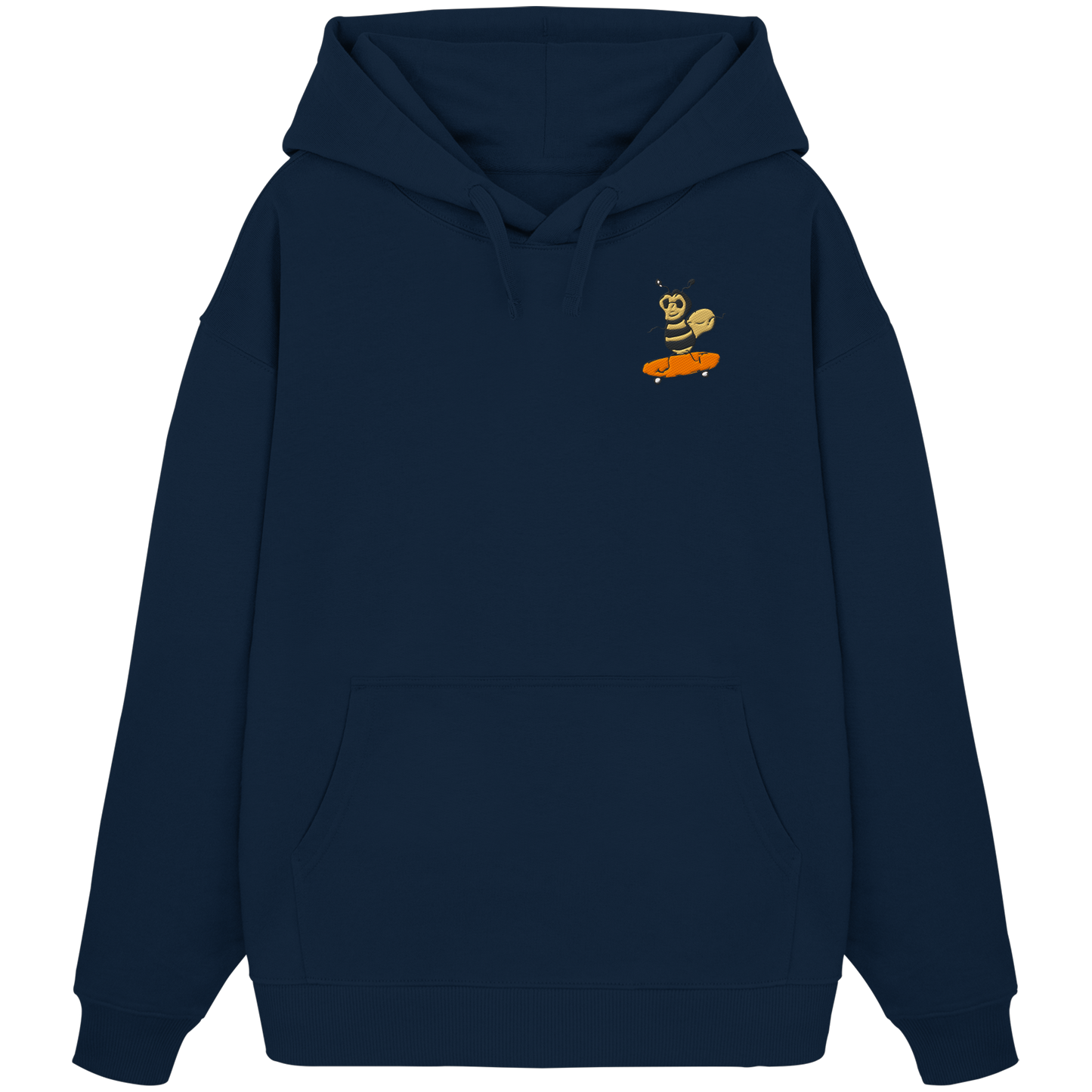 Rolling Bee - Organic Oversize Hoodie (Stick)