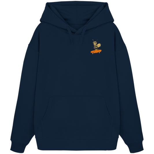 Rolling Bee - Organic Oversize Hoodie (Stick)
