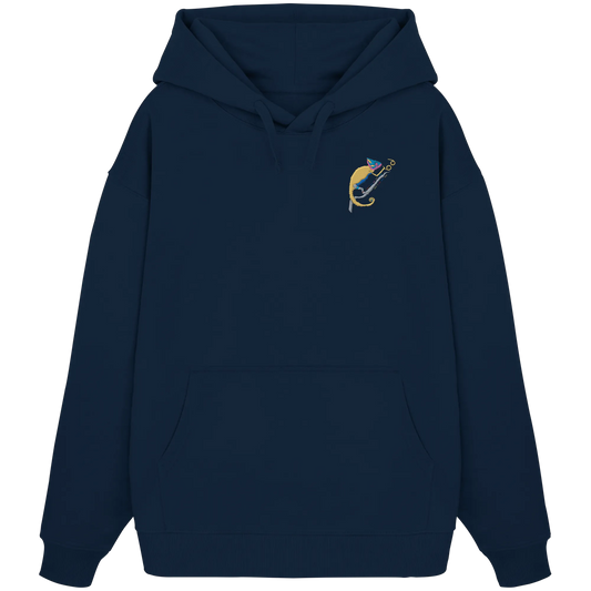 Don't call me Embroidery - Organic Oversize Hoodie (Stick)