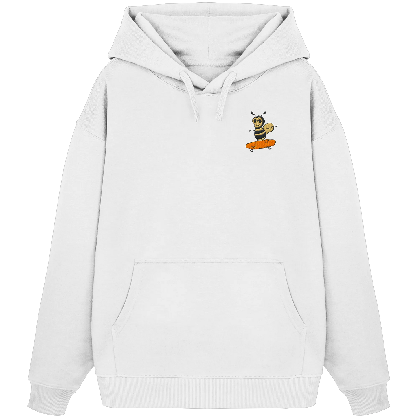 Rolling Bee - Organic Oversize Hoodie (Stick)