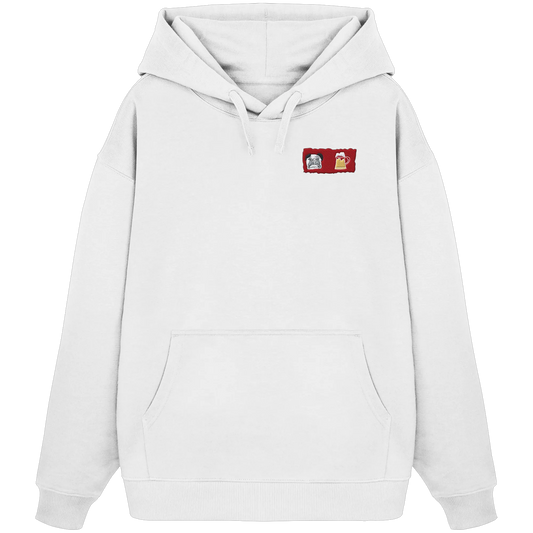 Bark and Brew Embroidery - Organic Oversize Hoodie (Stick)