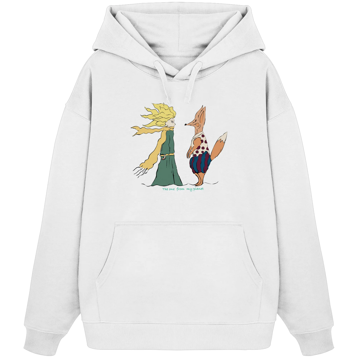 The one from my planet - Organic Oversize Hoodie