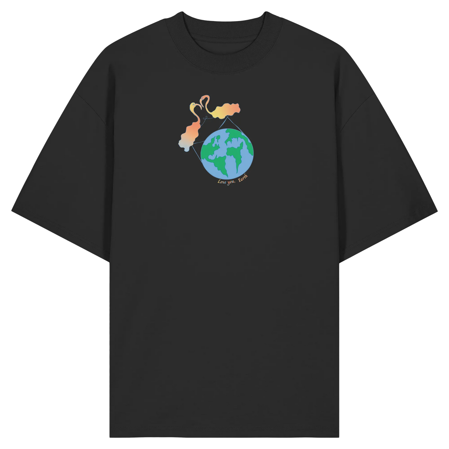 Love you Earth! - Organic Oversize Shirt
