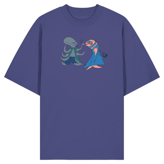 Octopus Dialogue - Organic Oversize Shirt