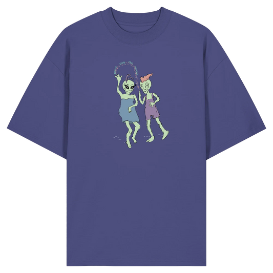 Dancing Aliens! - Organic Oversize Shirt