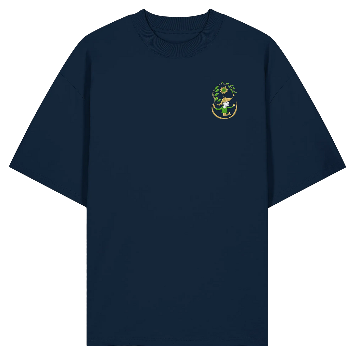 Hooded Hope Embroidered - Organic Oversize Shirt