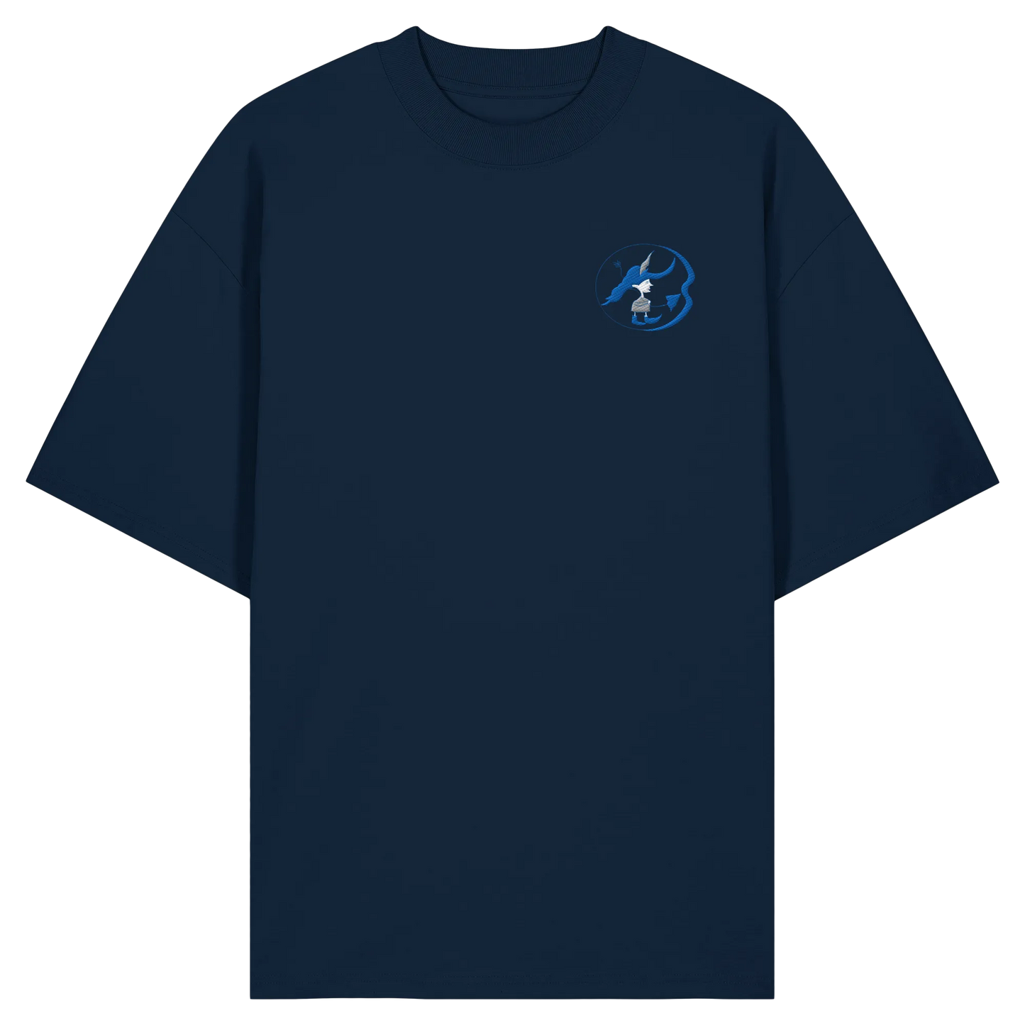 Inner Robin Embroidered - Organic Oversize Shirt