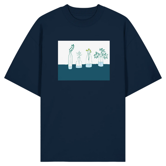 Flowers! - Organic Oversize Shirt