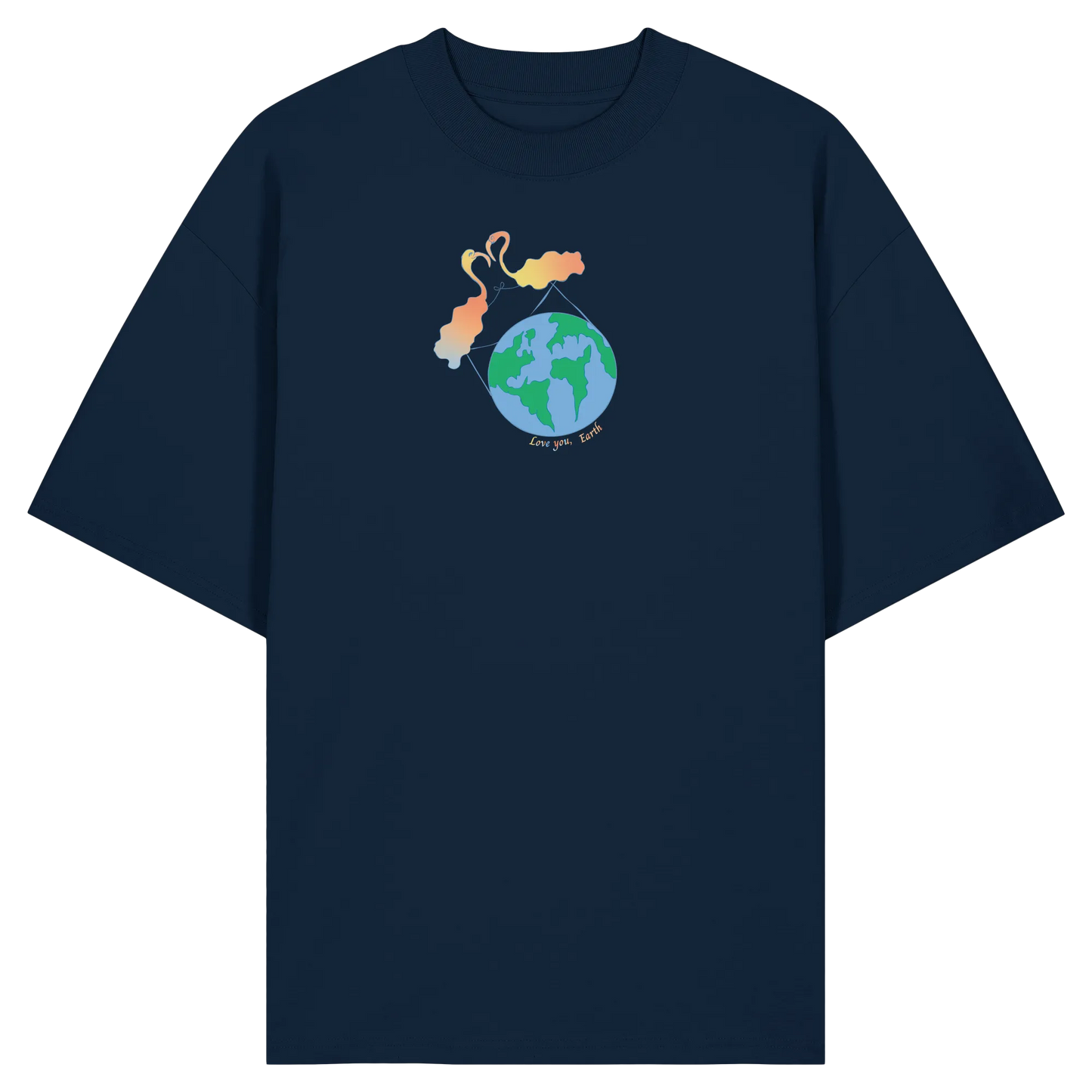 Love you Earth! - Organic Oversize Shirt