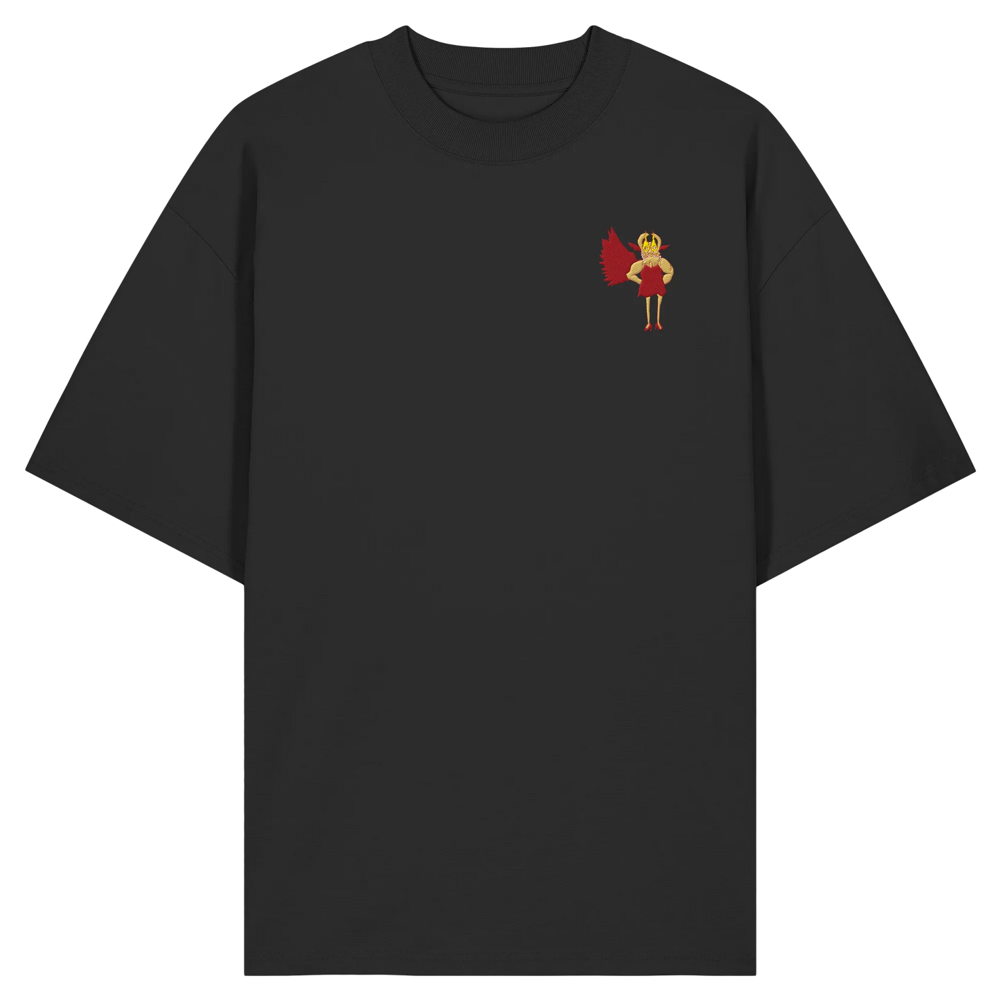 Anger Alchemist Embroidery - Organic Oversize Shirt (Stick)