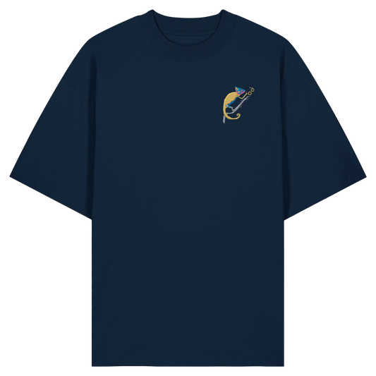 Don't call me Embroidery - Organic Oversize Shirt (Stick)