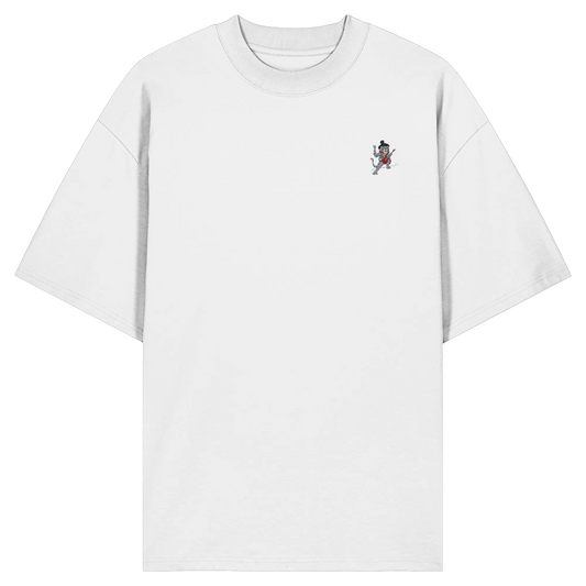 rockstar embroidery - Organic Oversize Shirt (Stick)