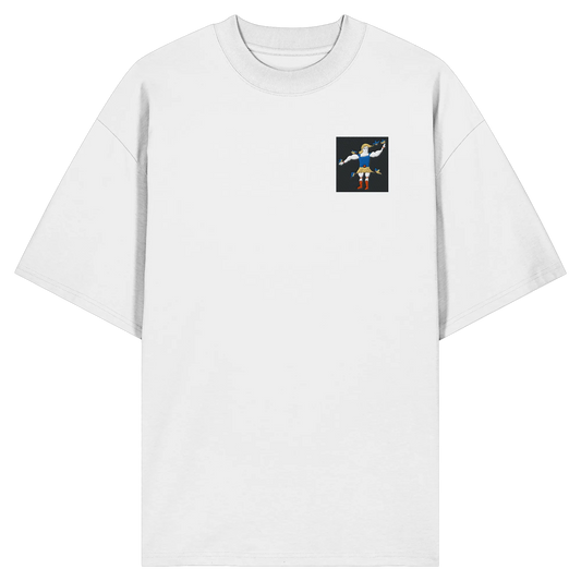 Hercules Embroidery - Organic Oversize Shirt (Stick)