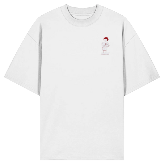 Connecting Embroidery - Organic Oversize Shirt (Stick)