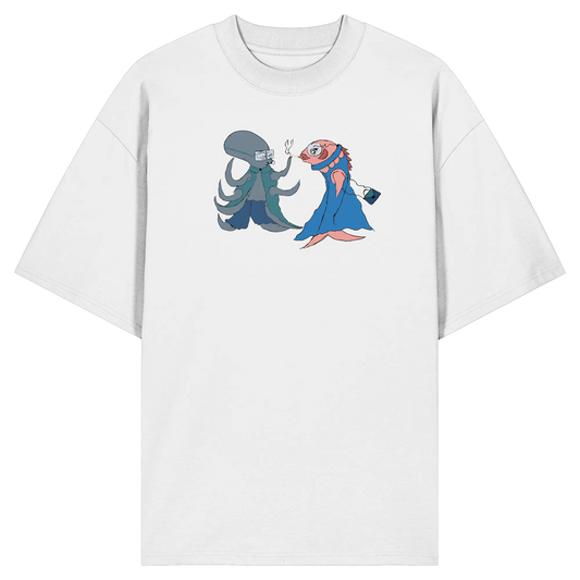 Octo and Fishy - Organic Oversize Shirt