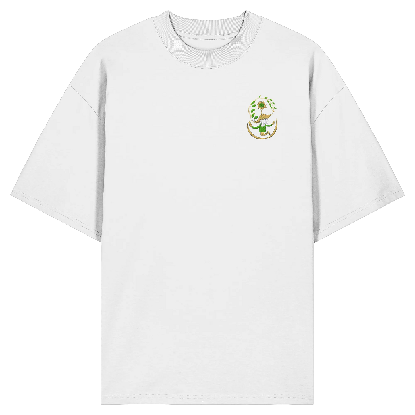 Hooded Hope Embroidered - Organic Oversize Shirt