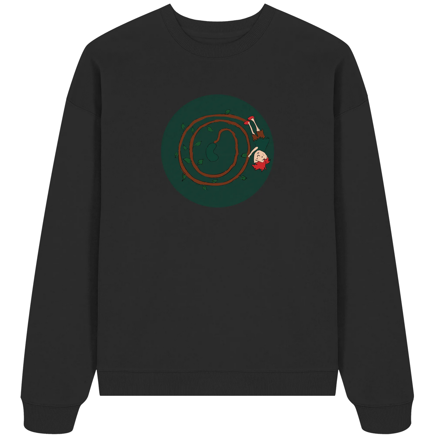 Jack and mushrooms - Organic Oversize Sweatshirt