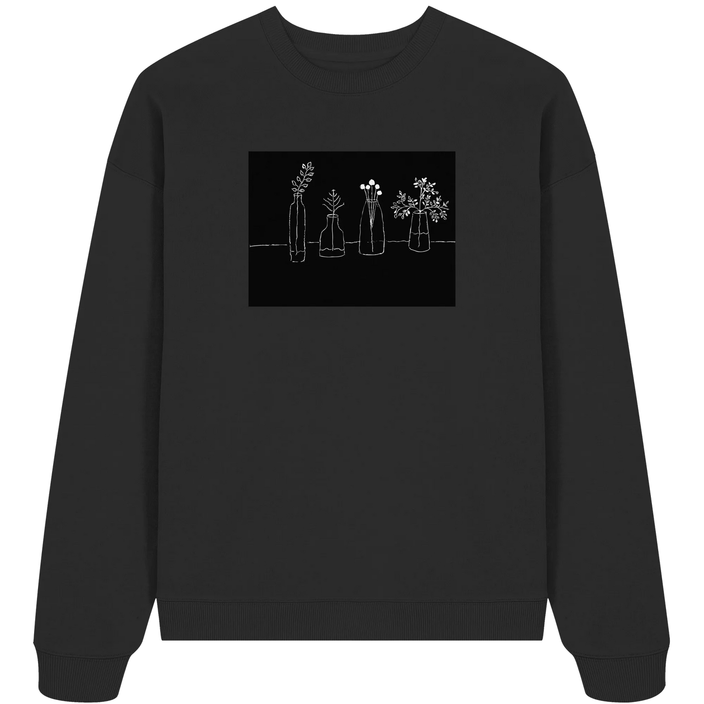 Flowers!- Organic Oversize Sweatshirt