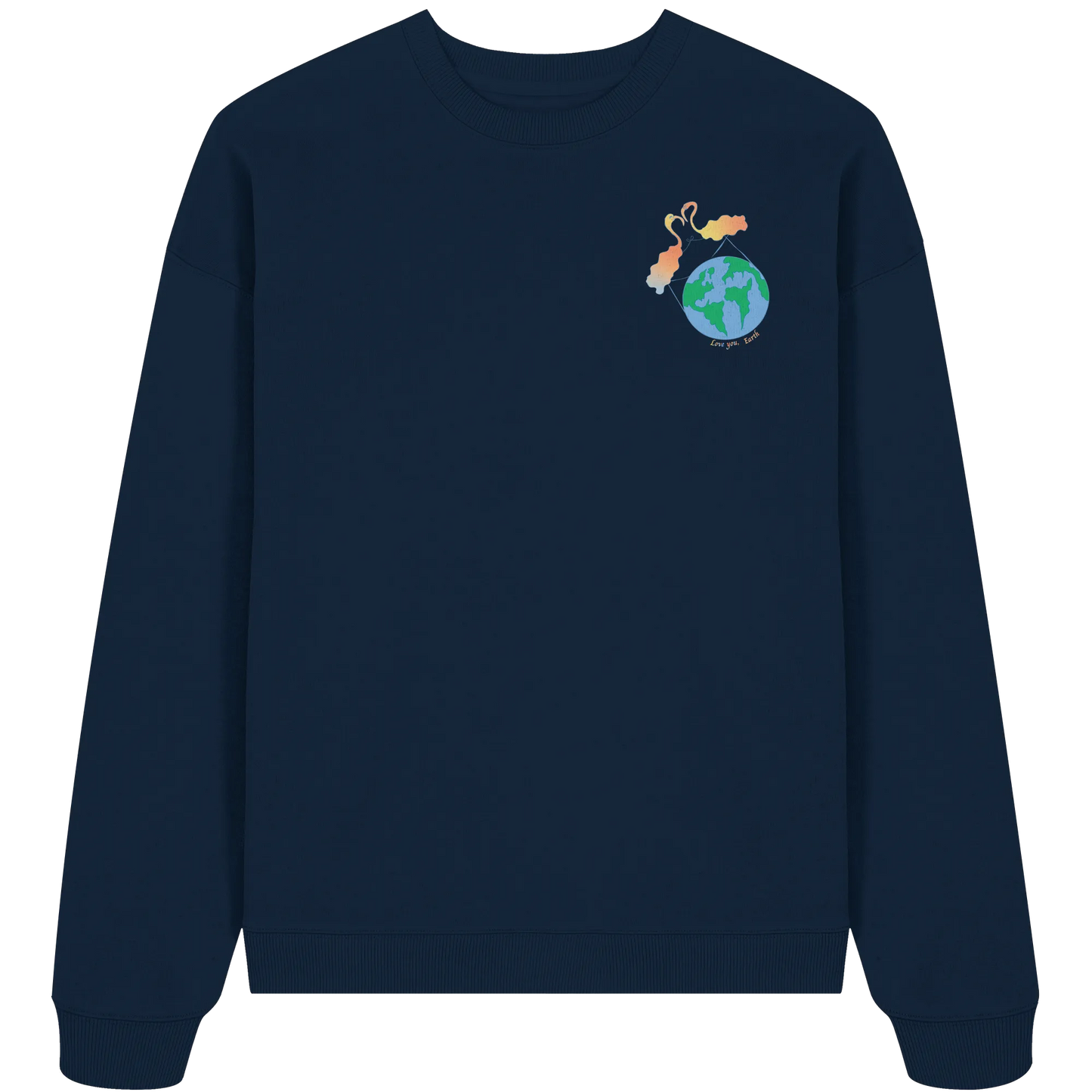 Love you Earth! - Organic Oversize Sweatshirt