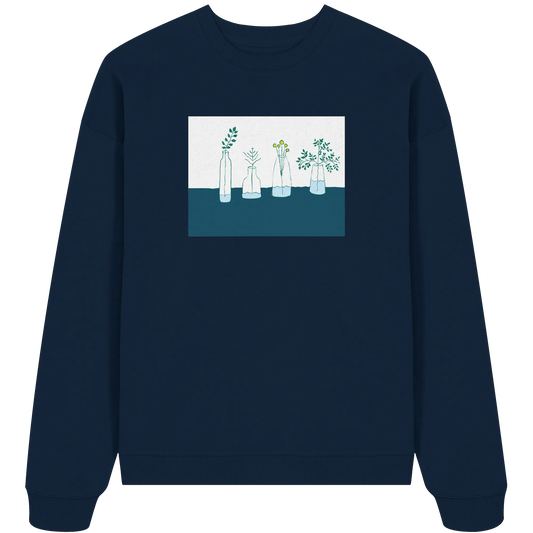 Flowers! - Organic Oversize Sweatshirt
