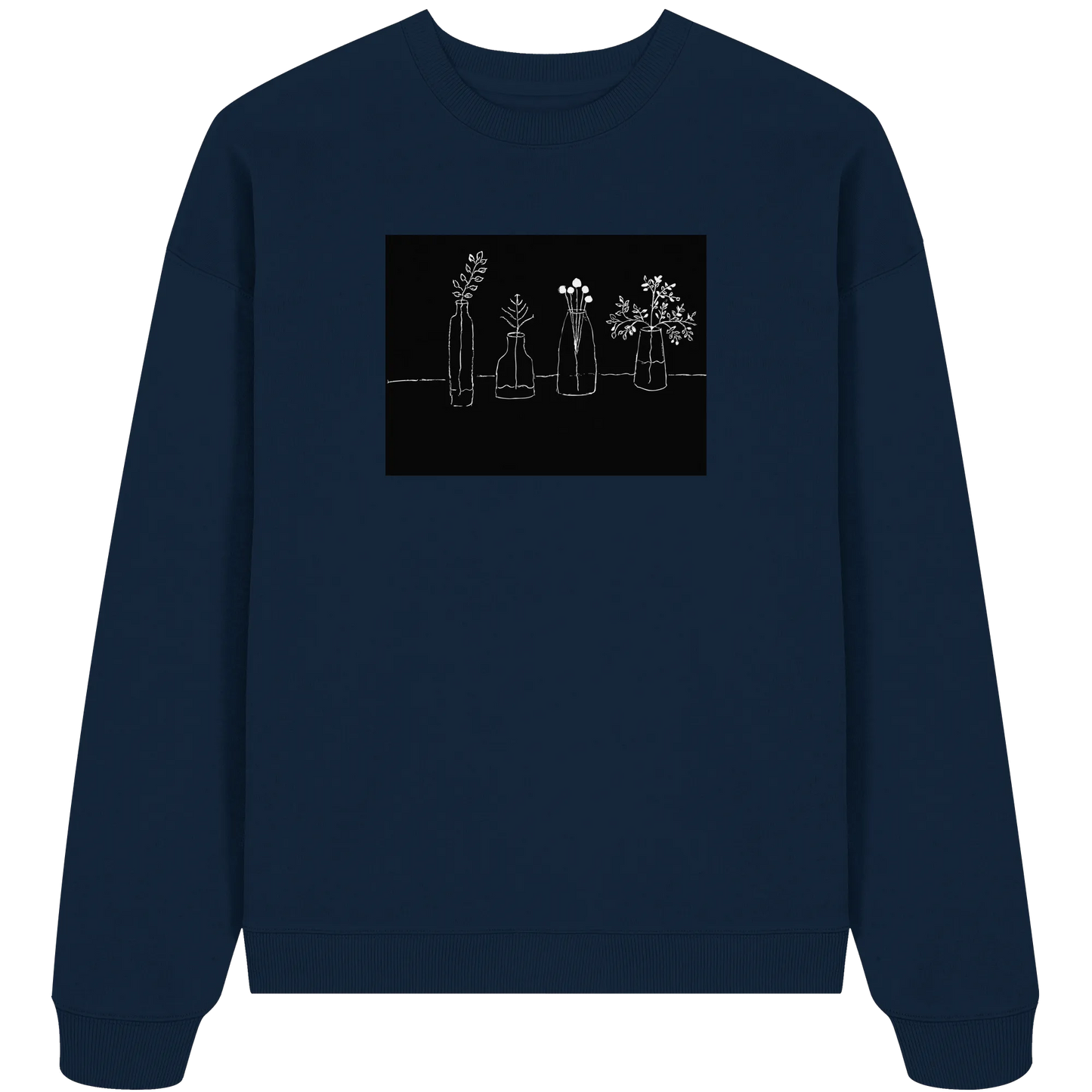 Flowers!- Organic Oversize Sweatshirt