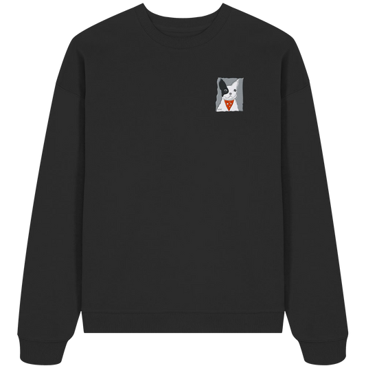 Diez Embroidery - Organic Oversize Sweatshirt (Stick)