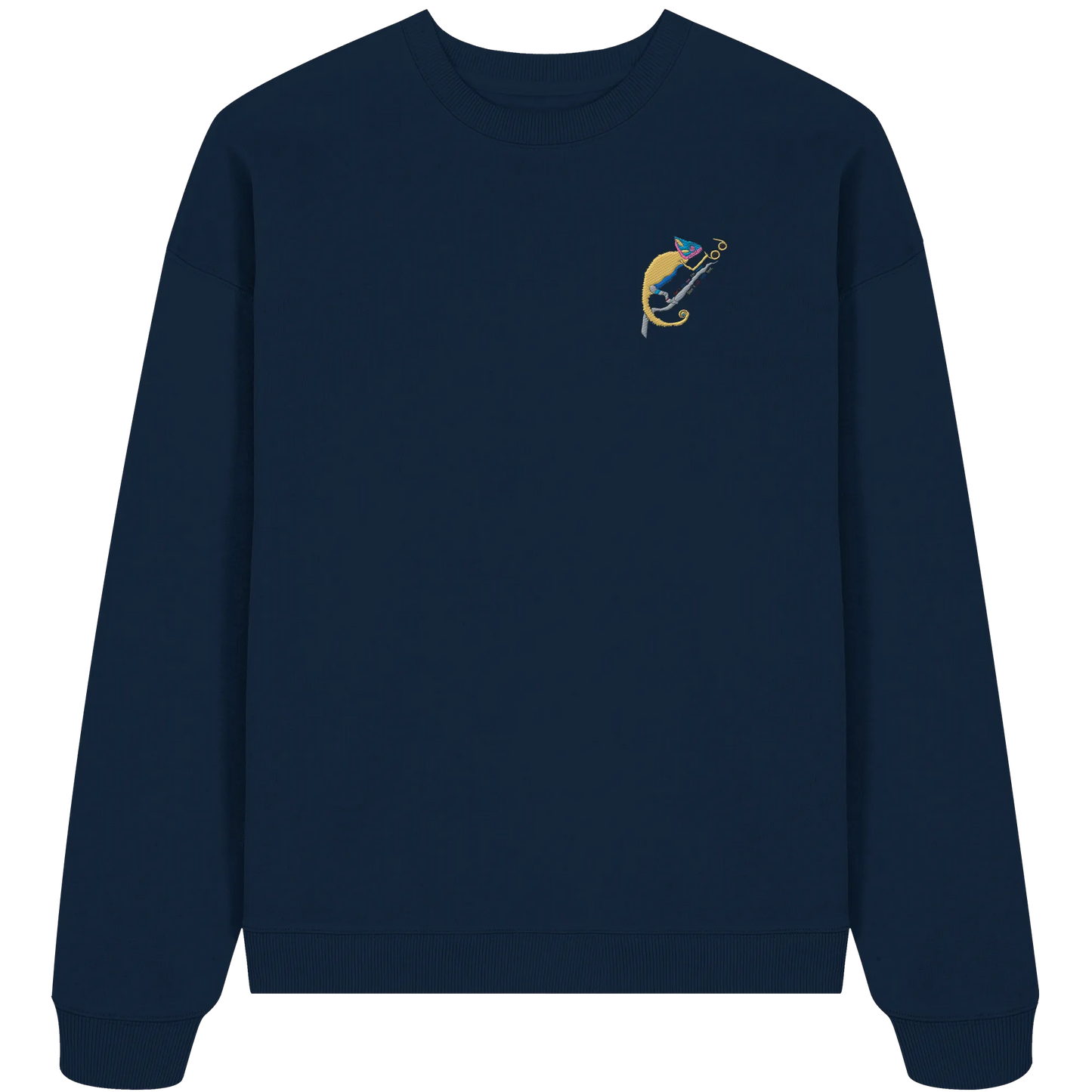 Don't call me Embroidery - Organic Oversize Sweatshirt (Stick)