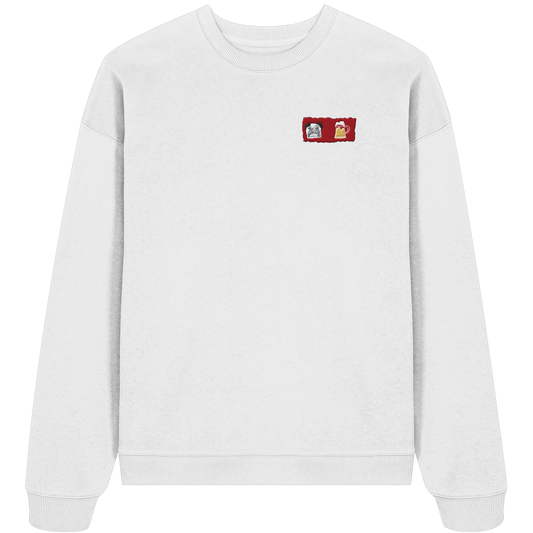 Bark and Brew Embroidery - Organic Oversize Sweatshirt (Stick)