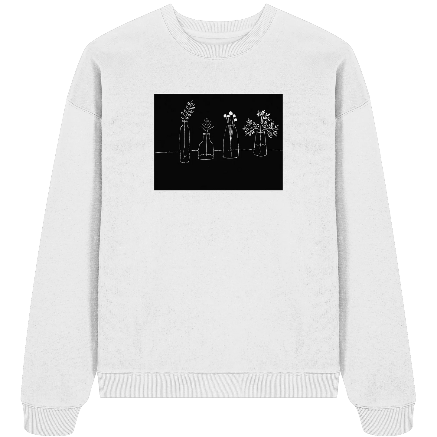 Flowers!- Organic Oversize Sweatshirt