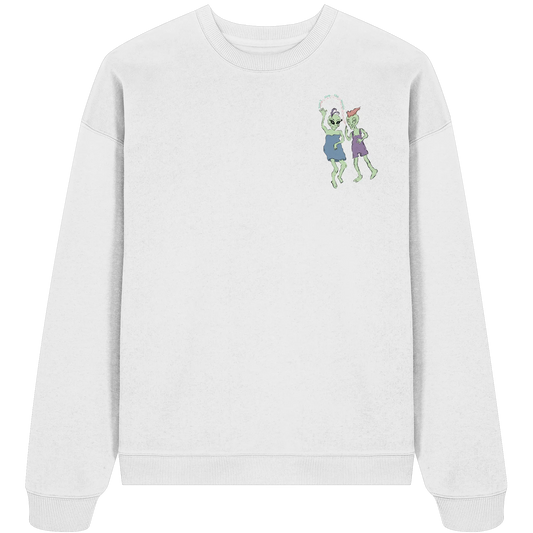 Dancing Aliens! - Organic Oversize Sweatshirt