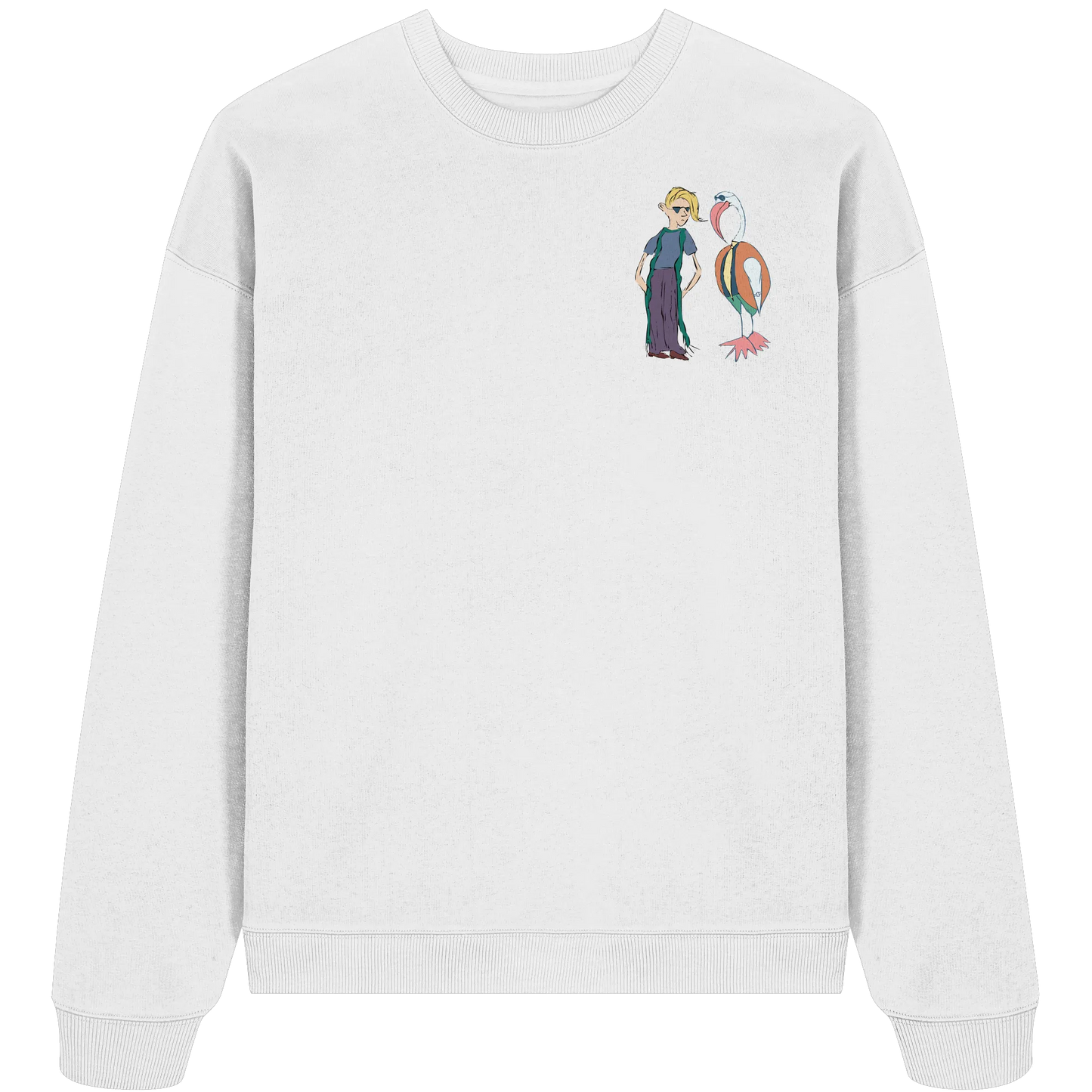 The Boy and the Heron - Organic Oversize Sweatshirt