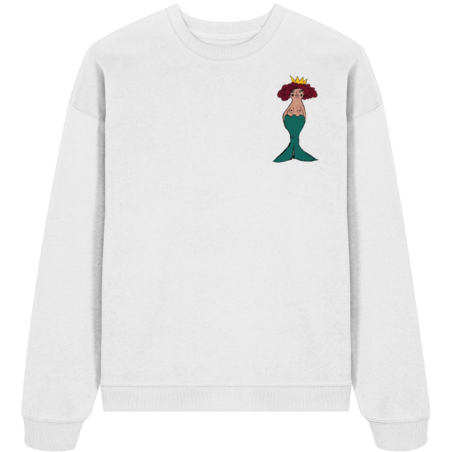 Mermaid - Organic Oversize Sweatshirt