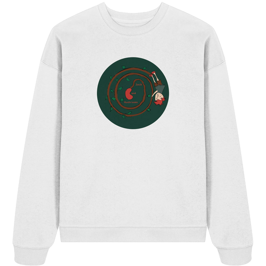 Jack and mushrooms! - Organic Oversize Sweatshirt
