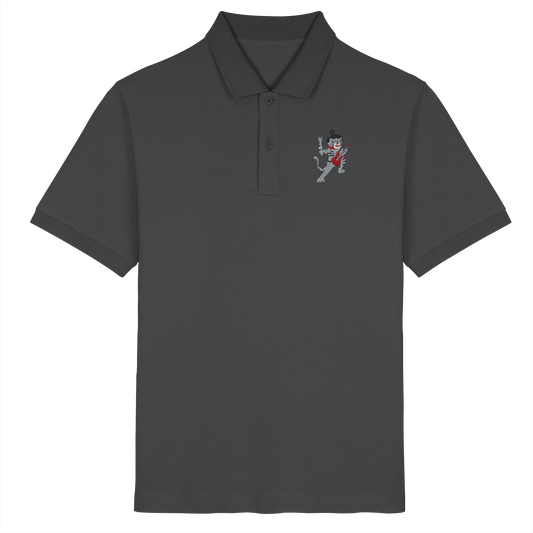 rockstar embroidery - Organic Poloshirt (Stick)
