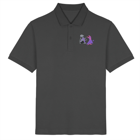 Octopus embroidery - Organic Poloshirt (Stick)