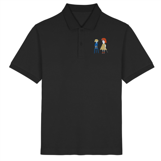 Grandma Embroidery - Organic Poloshirt (Stick)