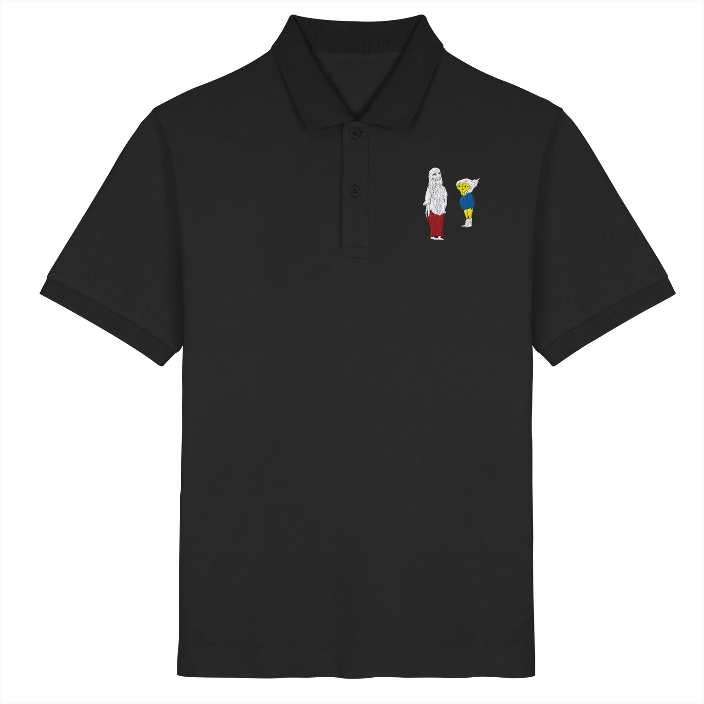 Darwin Embroidery - Organic Poloshirt (Stick)