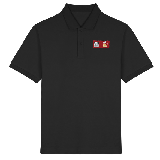 Bark and Brew Embroidery - Organic Poloshirt (Stick)